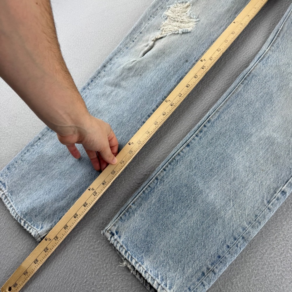 Vintage Levis Jeans Mens Fits 28x32 Blue 501 Straight Leg 80s Made in USA - Picture 14 of 16